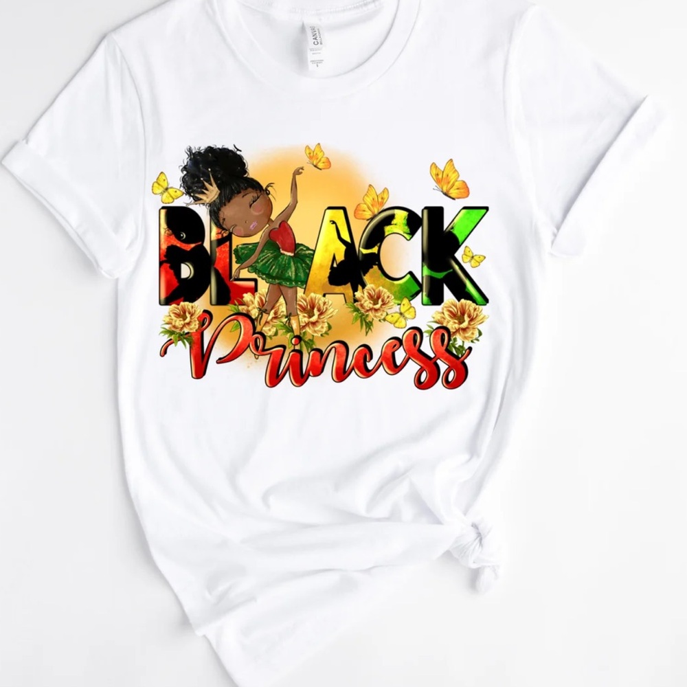 Black Princess Kids T-Shirt